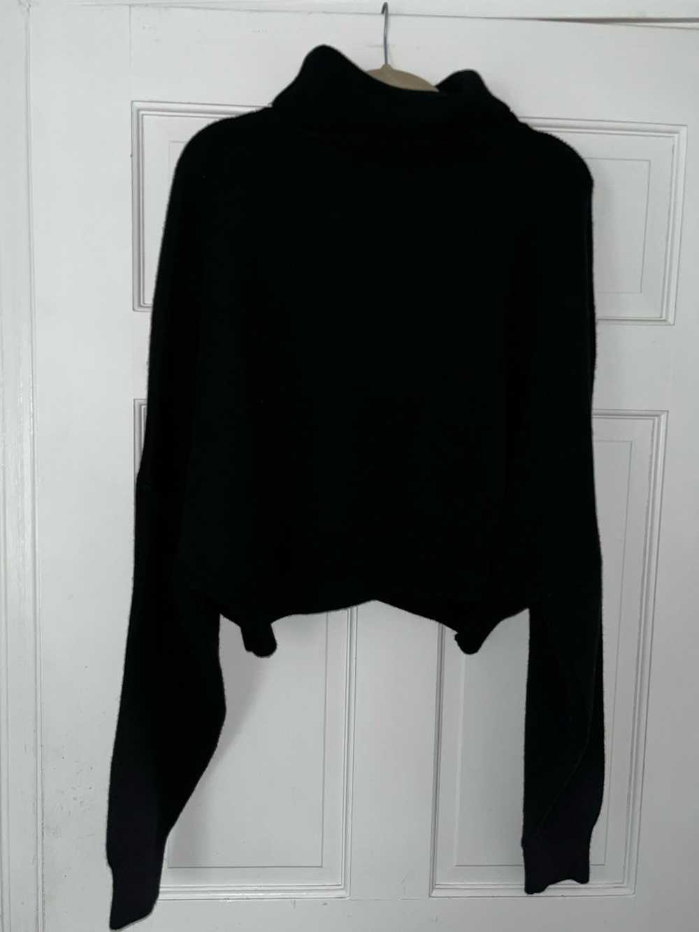 RAEY Roll Neck Wool Cropped Cocoon Jumper